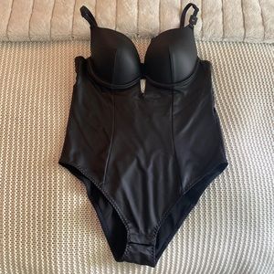 LaSenza Black Corset-style Top